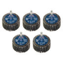 Sealey 50 x 25mm Abrasive Flap Wheel on 6mm Shaft Assorted Grit 