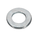 Sealey Zinc Plated Form A Flat Washer M4 x 9mm, DIN 125 - Pack o