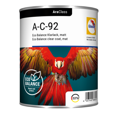 750ml Glasurit A-C-92 2K Araclass Eco Balance Matt Clearcoat (Ea