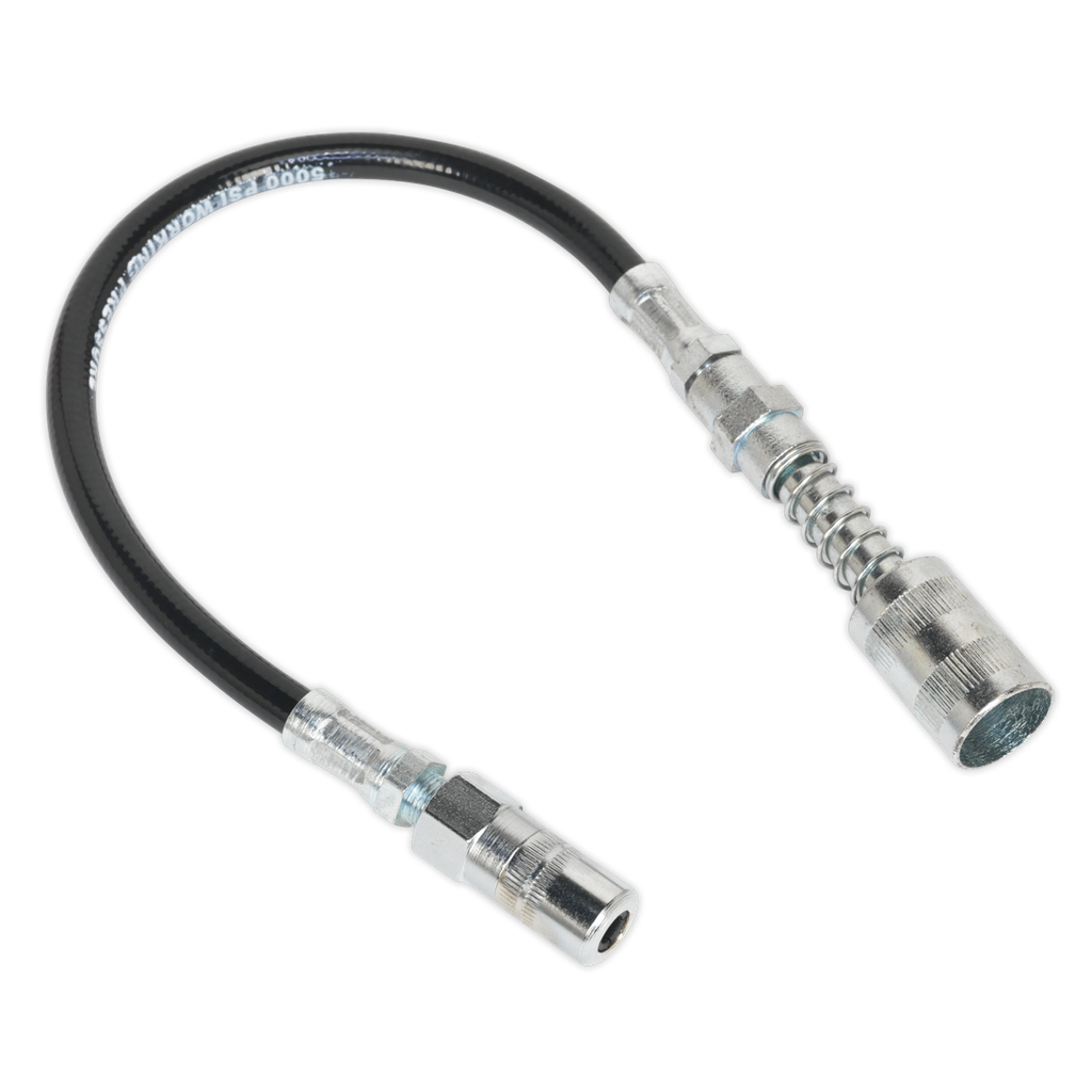 Sealey Flexible Rubber Grease Gun Delivery Hose with 4-Jaw Conne
