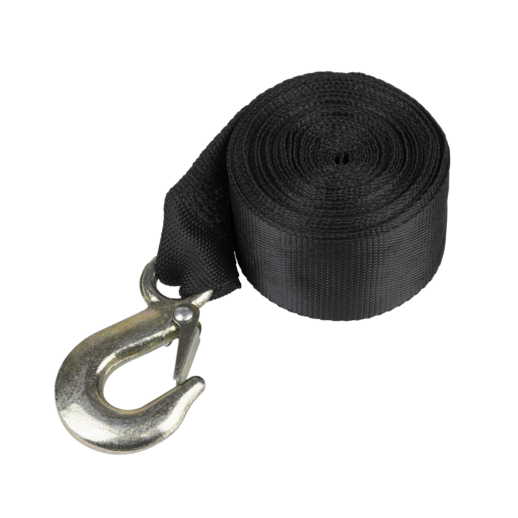 Sealey Trailer Winch Strap with Forged Hook 50mm x 10m 1350kg Br