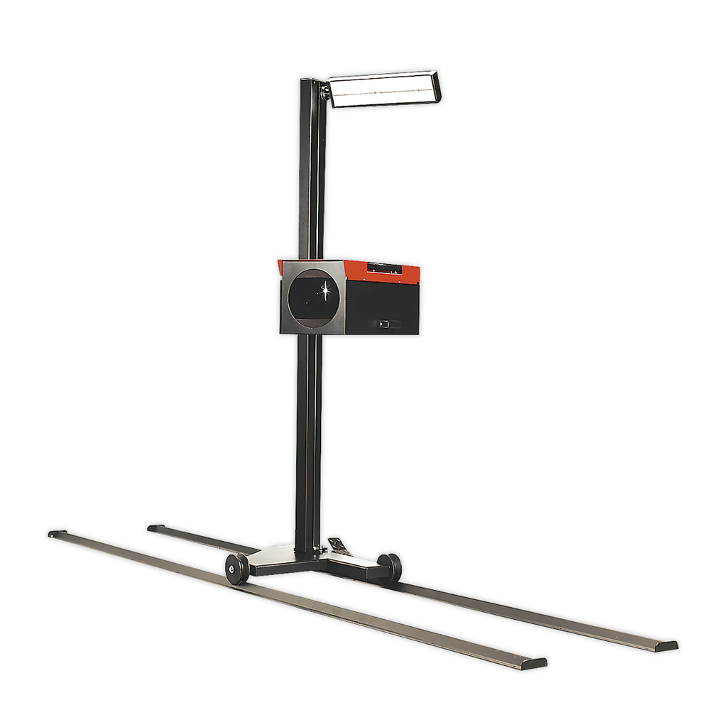 Sealey Headlamp Beam Setter with Rails & Commercial Aiming Scree