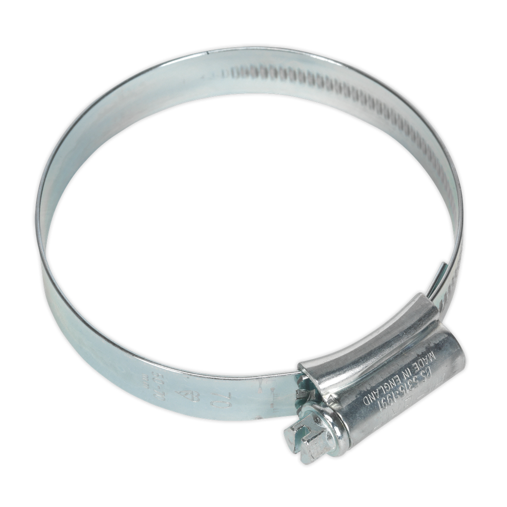 Sealey HI-GRIP® Zinc Plated Hose Clip 50-70mm - Pack of 10