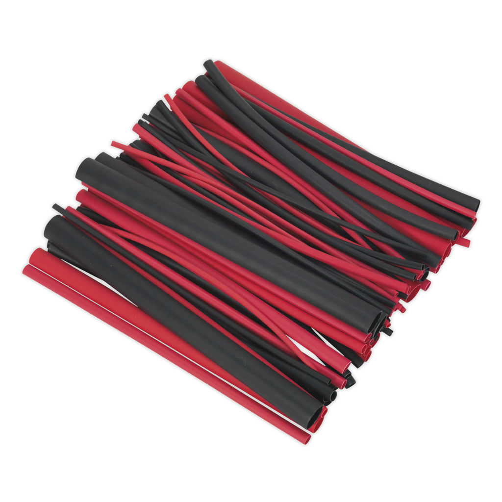 Sealey Adhesive Lined Heat Shrink Tubing Assortment 200mm 72pc -