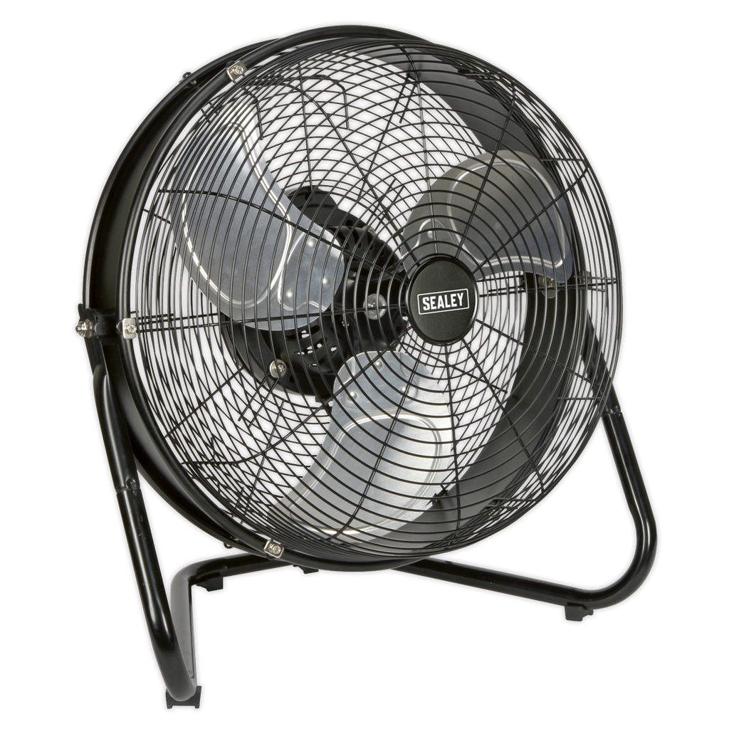 Sealey Industrial High Velocity Floor Fan with Internal Oscillat