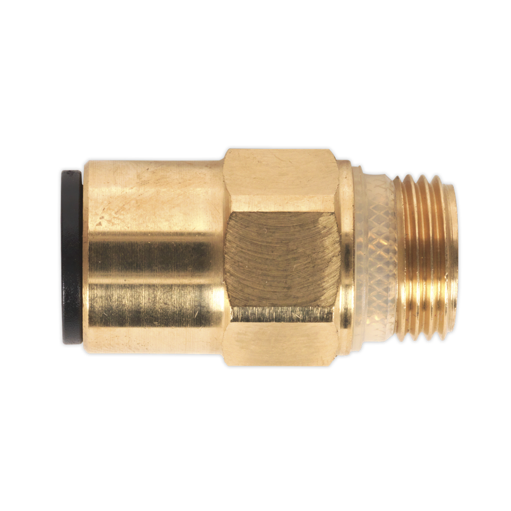 Sealey John Guest® Speedfit® Brass SuperThread Straight Adaptor 