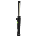 Sealey Rechargeable Aluminium Folding Pocket Light 2 COB & 1 SMD