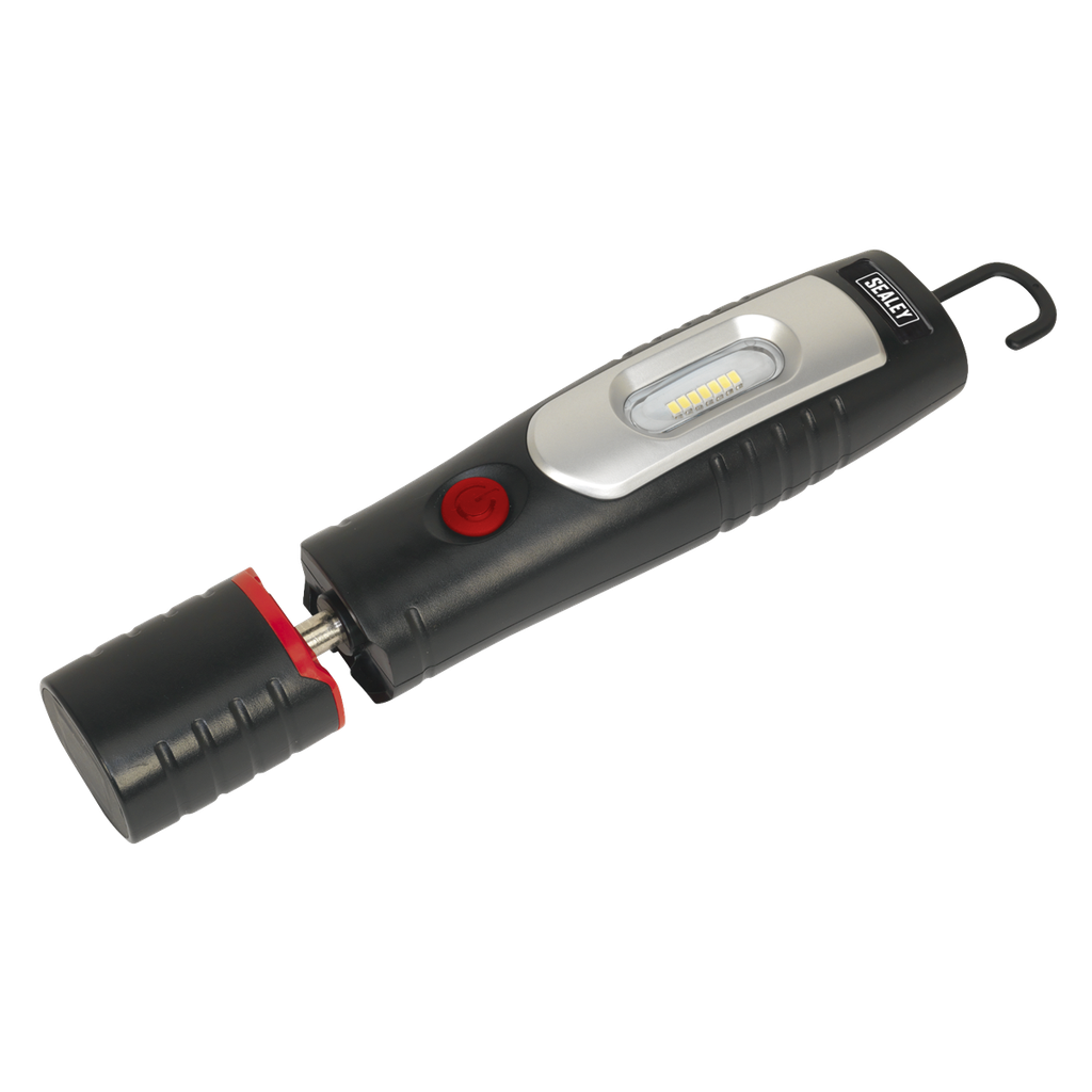 Sealey Rechargeable 360° Inspection Light 4W & 3W SMD LED - Blac