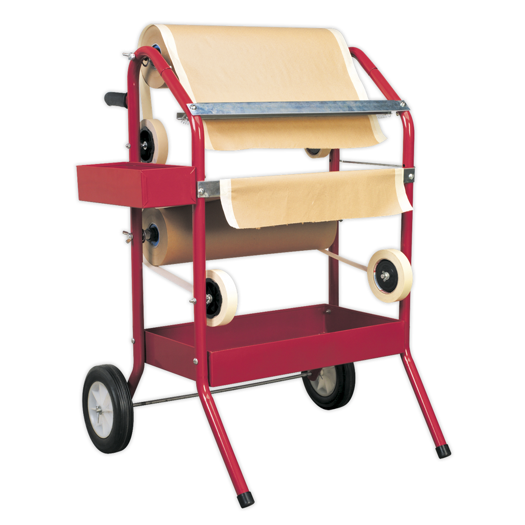 Sealey Masking Paper Dispenser Trolley 2 x 450mm Rolls