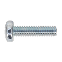Sealey Zinc Plated Pan Head Pozi Machine Screw M5 x 20mm, DIN 79
