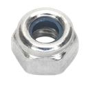 Sealey Zinc Plated Nylon Locknut M4, DIN 982 - Pack of 100