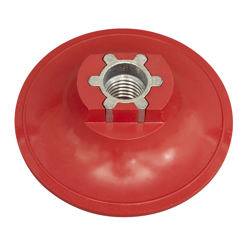 Sealey 75mm Hook-and-Loop Backing Pad M14 x 2mm