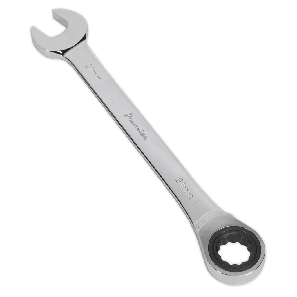 Sealey Premier Combination Ratchet Spanner 21mm