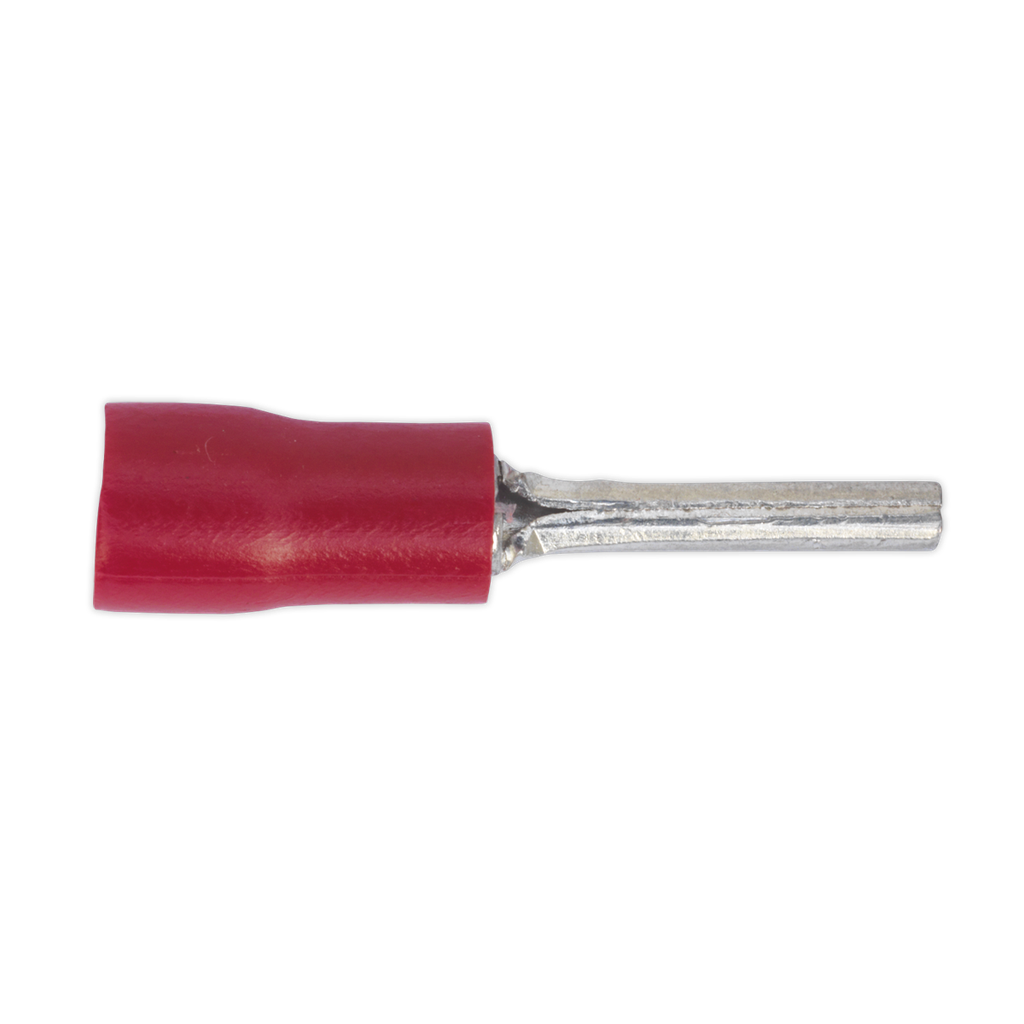 Sealey Easy-Entry Pin Terminal 12 x 1.9mm, Red - Pack of 100