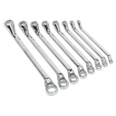 Sealey Siegen Deep Offset Ring Spanner Set 8pc