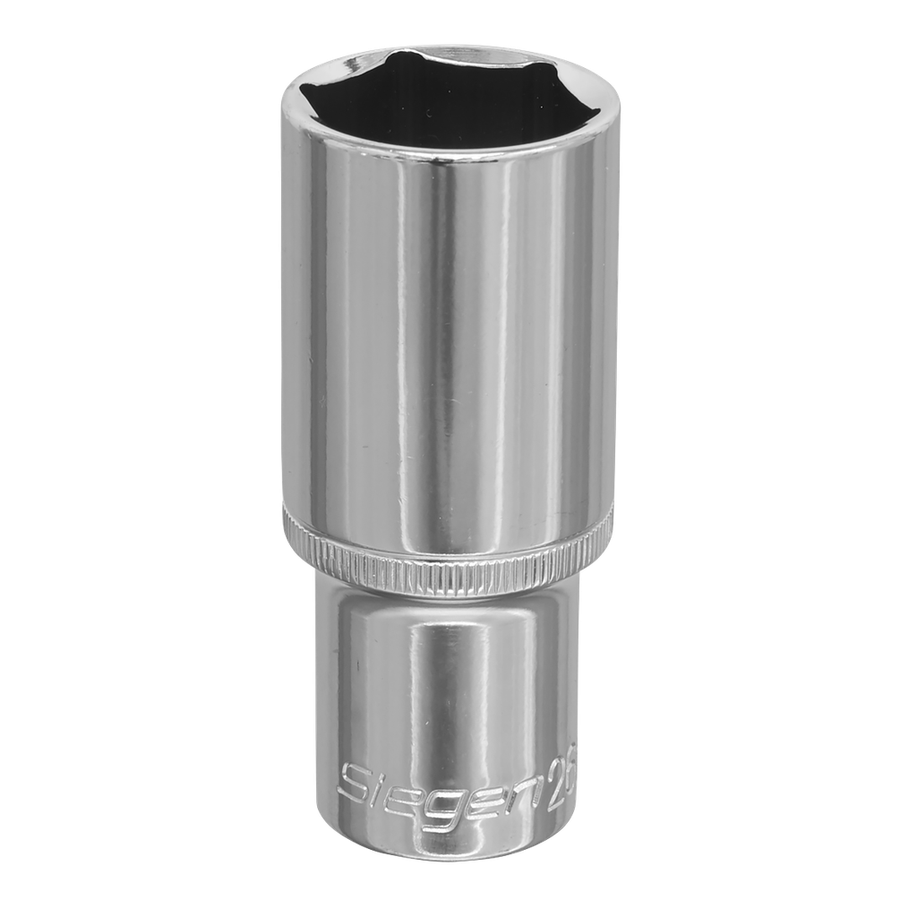 Sealey Siegen Deep Socket 1/2"Sq Drive 26mm