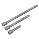Sealey Siegen Extension Bar Set 1/4"Sq Drive 3pc