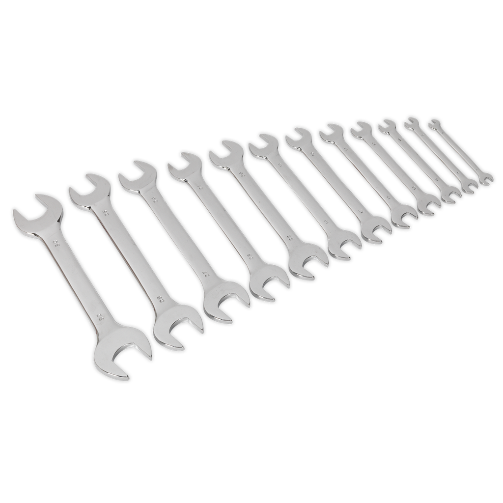 Sealey Siegen Double Open-End Spanner Set 12pc