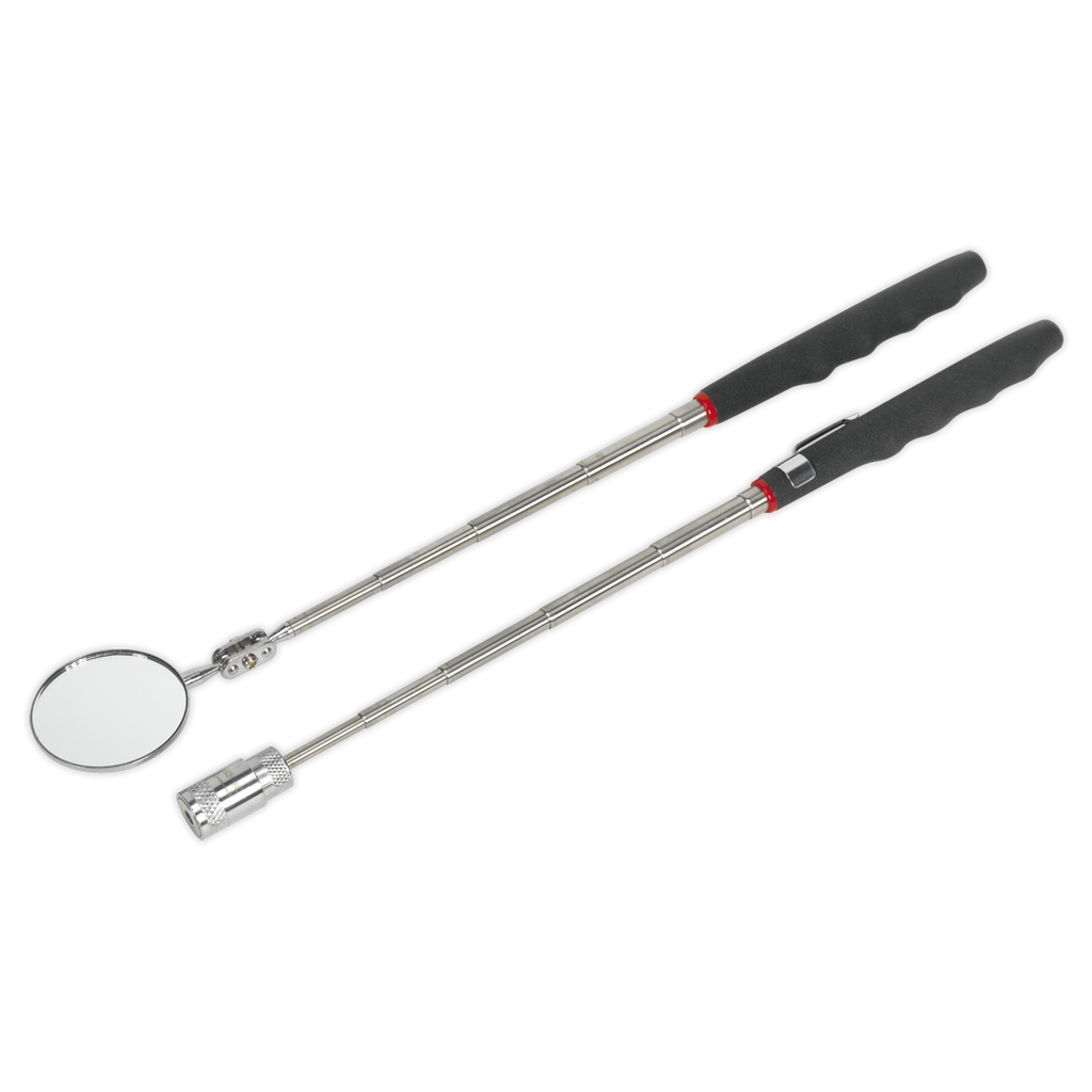 Sealey Siegen Telescopic Magnetic LED Pick-Up Tool & Inspection 