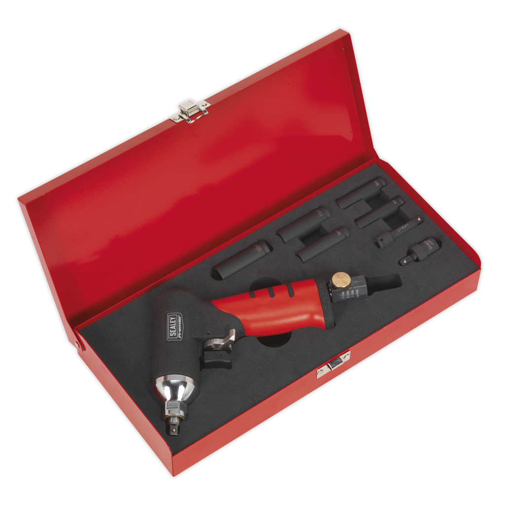 Sealey Premier Air Impact Wrench Diesel Glow Plug Kit 1/4"Sq Dri