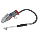 Sealey Digital Tyre Inflator with 0.5m Hose & Twin Push-On Conne