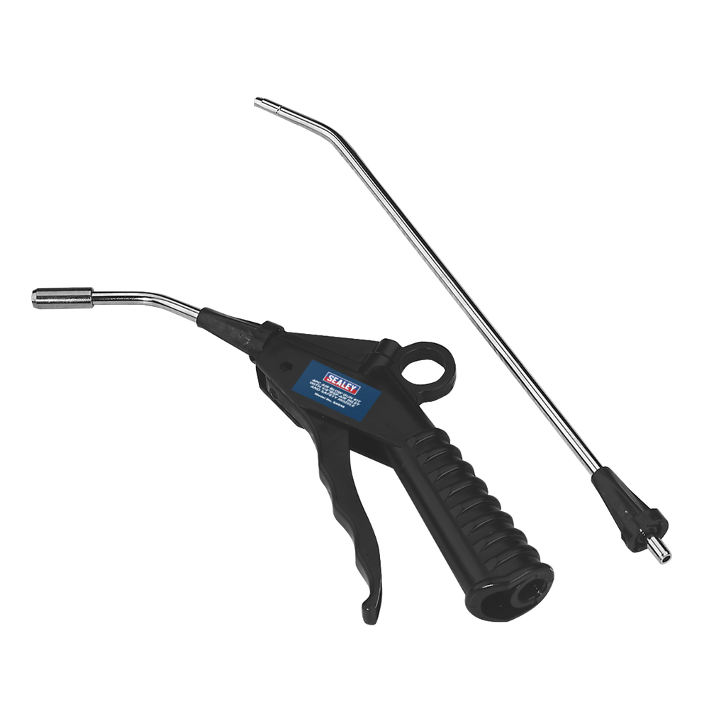 Sealey Air Blow Gun Kit with 1/4"BSP Air Inlet & Safety Nozzle 4
