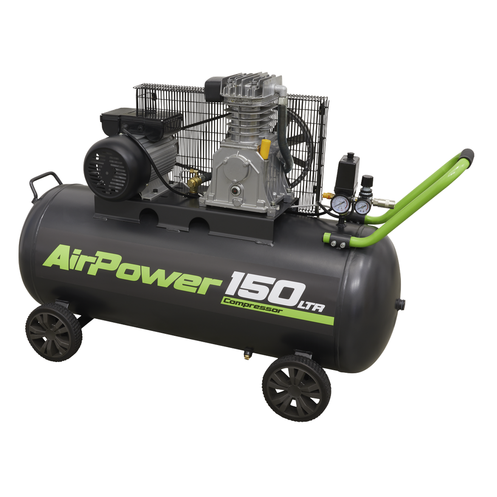 Sealey 150L Belt Drive Air Compressor 3hp