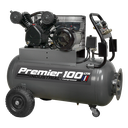 Sealey Premier 100L Belt Drive Air Compressor with Front Control