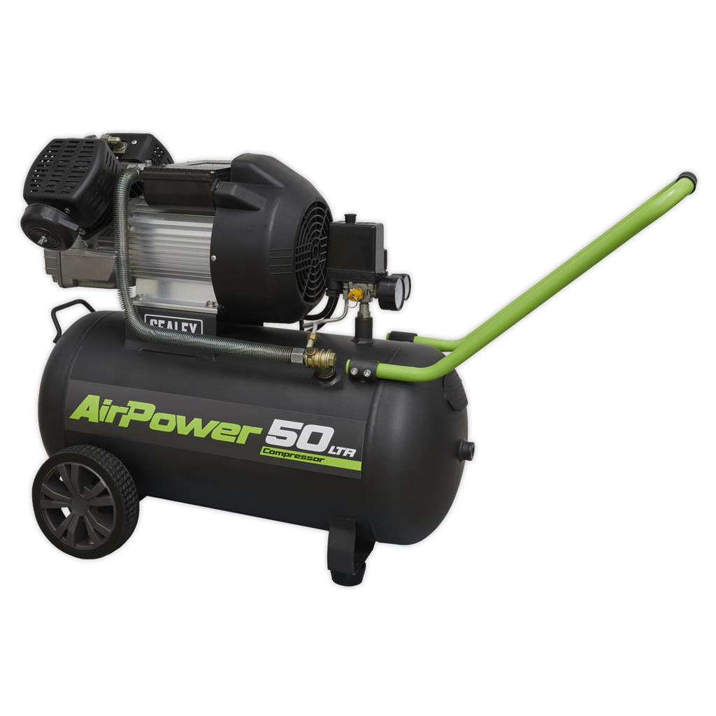 Sealey 50L V-Twin Direct Drive Air Compressor 3hp
