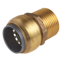 Sealey SharkBite® Brass Straight Adaptor 28mm x 1"BSPT