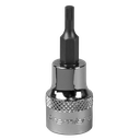 Sealey Premier Spline Socket Bit 3/8"Sq Drive M3