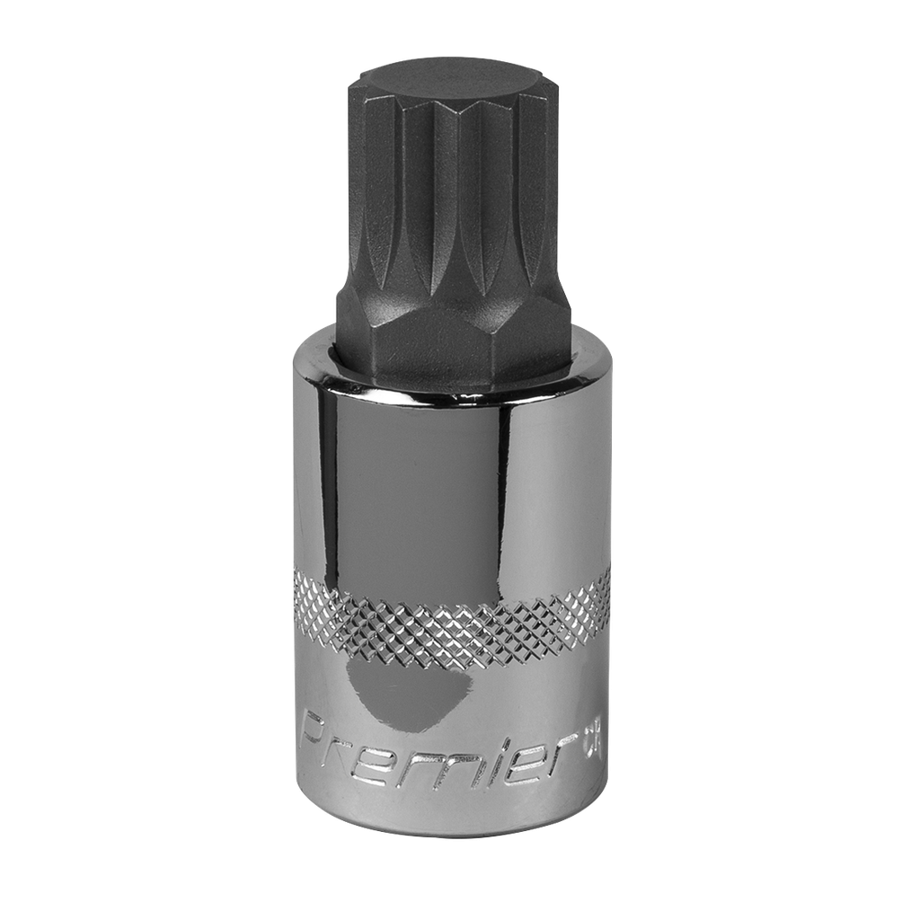 Sealey Premier Spline Socket Bit 1/2"Sq Drive M18