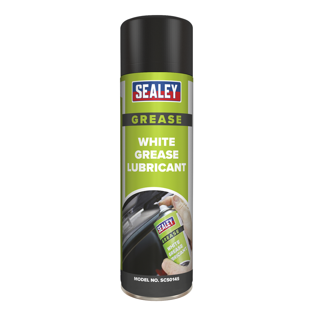 Sealey White Grease Lubricant 500ml - Pack of 6