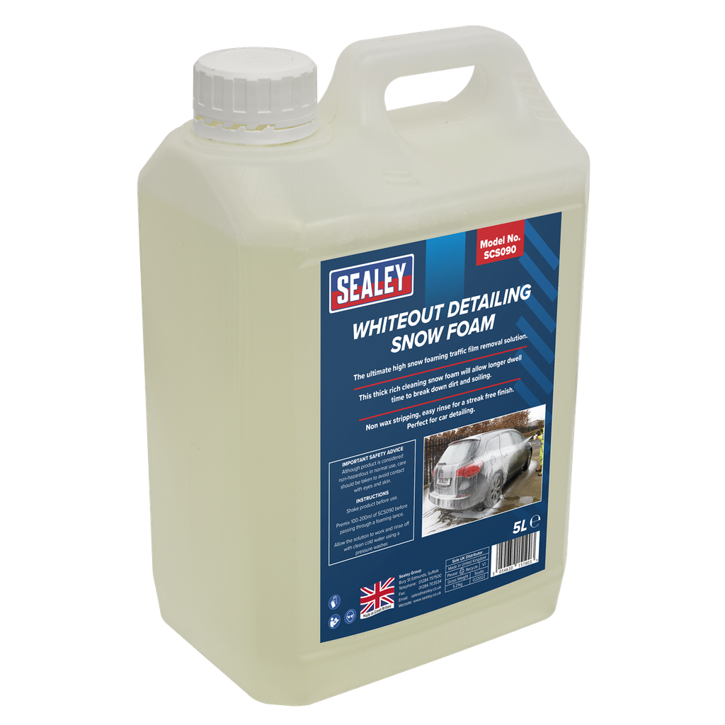 Sealey Whiteout Detailing Snow Foam 5L