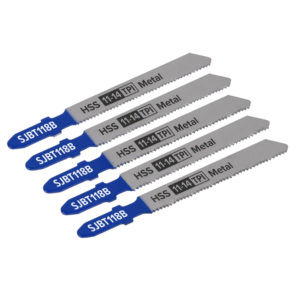 Sealey Jigsaw Blade for Metal 92mm 11-14tpi - Pack of 5