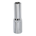 Sealey Premier Fully Polished Deep Socket 1/2"Sq Drive 12mm