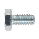 Sealey 8.8 Zinc Plated HT Setscrew M10 x 20mm, DIN 933 - Pack of