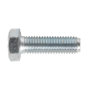 Sealey 8.8 Zinc Plated HT Setscrew M12 x 40mm, DIN 933 - Pack of