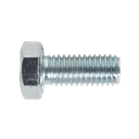 Sealey 8.8 Zinc Plated HT Setscrew M5 x 12mm, DIN 933 - Pack of 