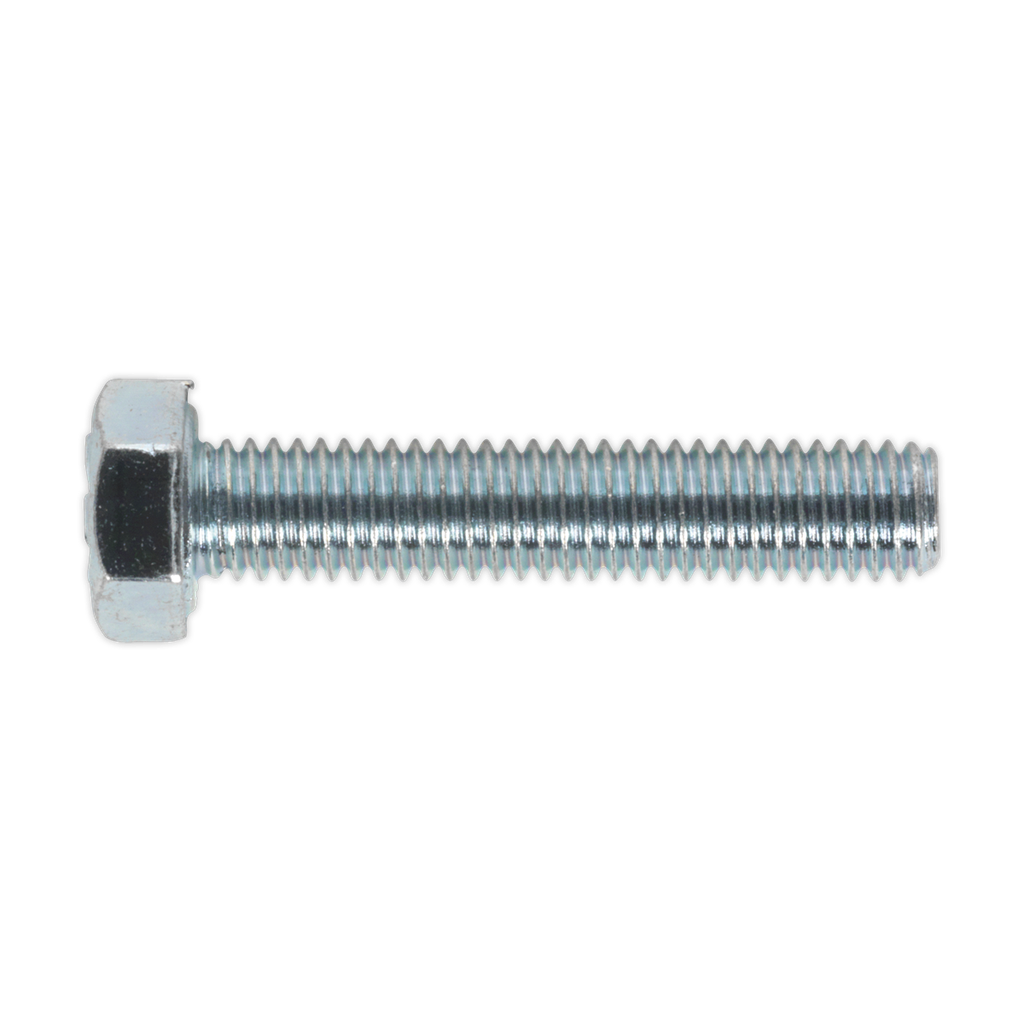 Sealey 8.8 Zinc Plated HT Setscrew M5 x 25mm, DIN 933 - Pack of 
