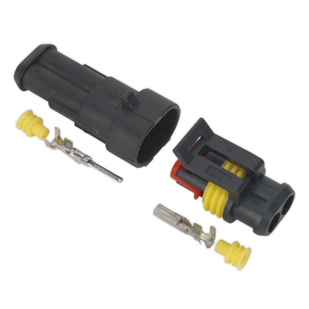 Sealey 2-Way Superseal Male & Female Connector - 1 pair