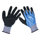Sealey Worksafe® Waterproof Latex Gloves, X-Large - Box of 120 P