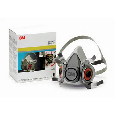 3M Medium Maintance Free Resuable Half Mask Face Piece Only 6000