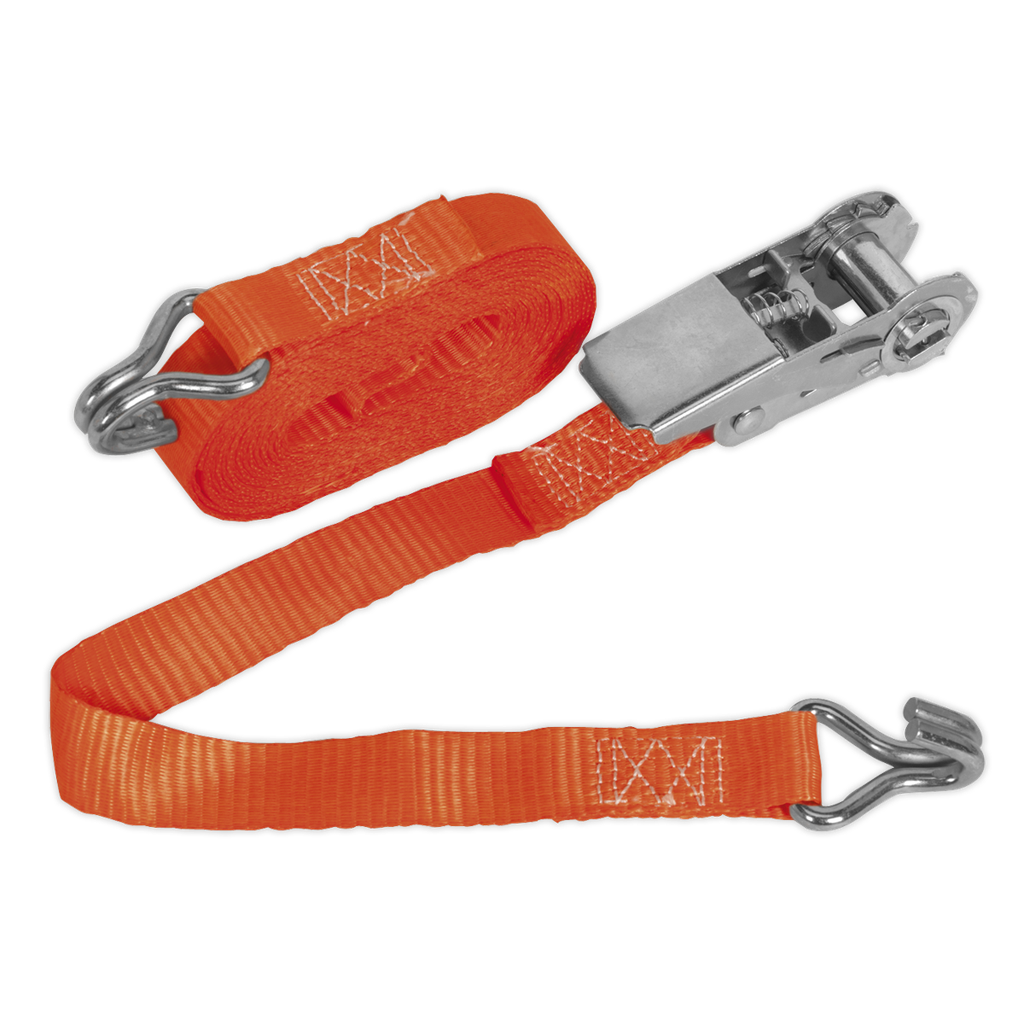 Sealey Ratchet Strap Polyester Webbing 25mm x 4.5m 800kg Breakin