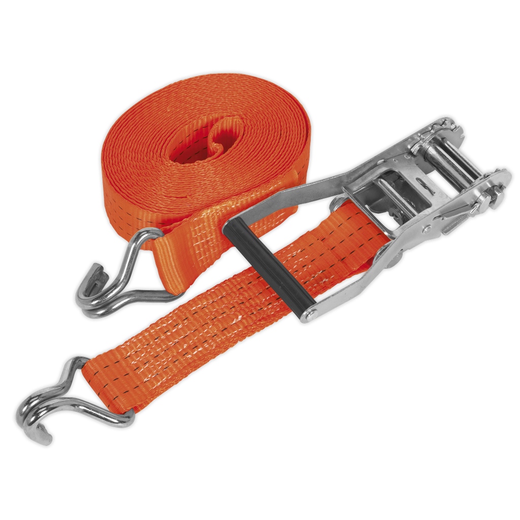 Sealey Ratchet Strap Polyester Webbing 50mm x 8m 3000kg Breaking