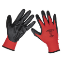 Sealey Worksafe® Nitrile Palm Gloves, X-Large - Pack of 6 Pairs