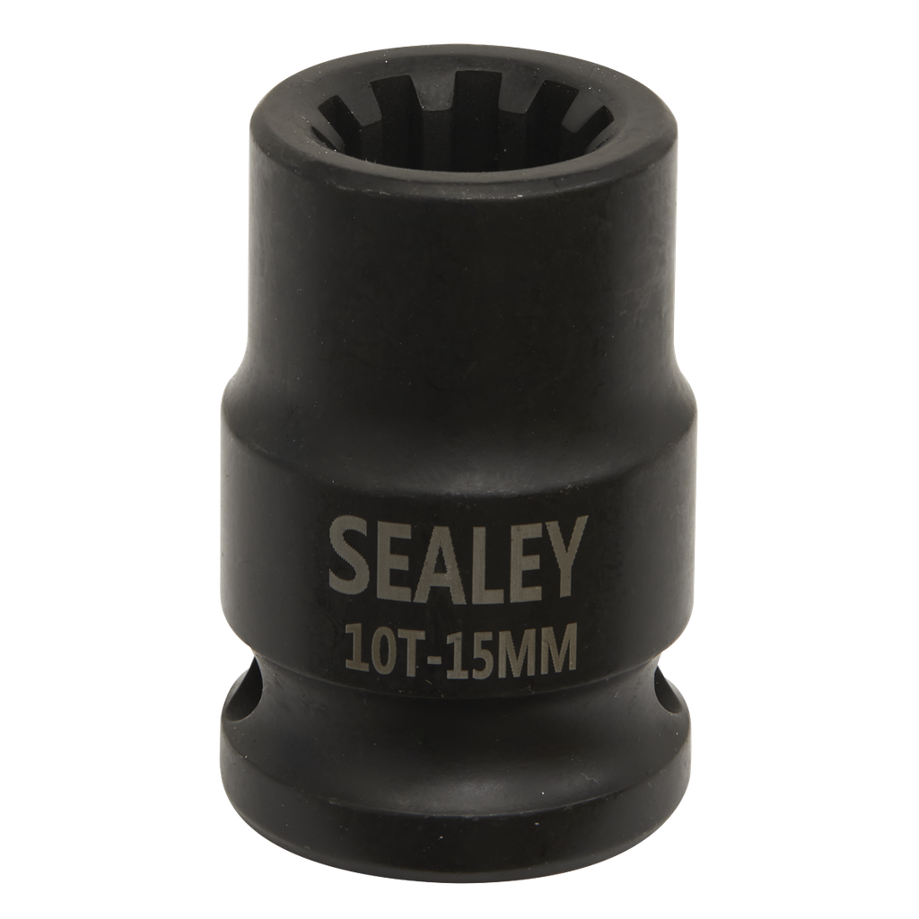 Sealey Brake Caliper Socket 1/2"Sq Drive 15mm 10-Point
