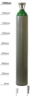 Adams Gas Rent Free, 20% CO2 in Argon Mix 50L for MIG Welding Re