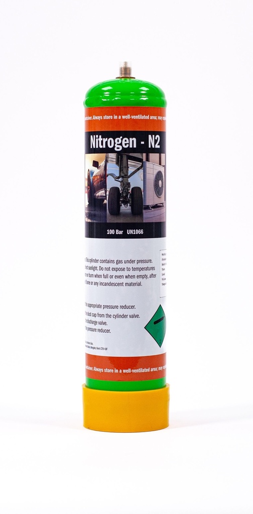 Adams Gas Nitrogen (N2) disposable gas bottle cylinder for Tyre 