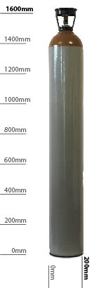 Adams Gas 50L Refillable Helium Gas Cylinder: Trade Only First Bottle ( COLLECTION ONLY )